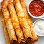 Baked Cheesy Beef Taquitos