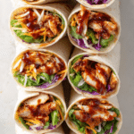 Lazy BBQ Chicken Wraps