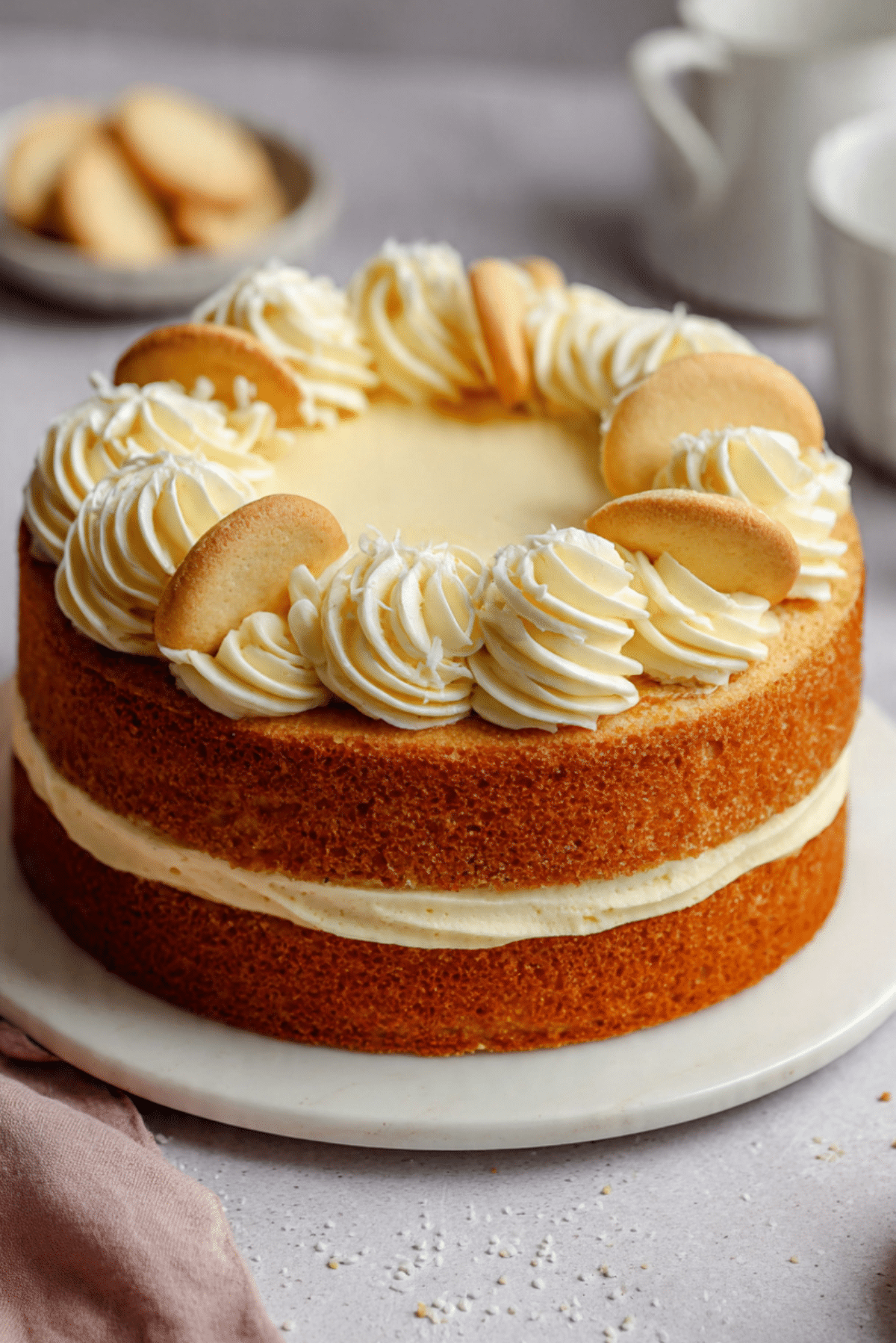 Custard Cream Cake