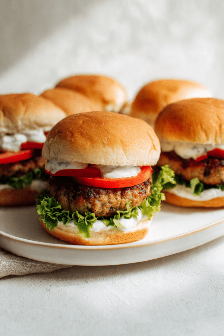 Sumac Turkey Burgers