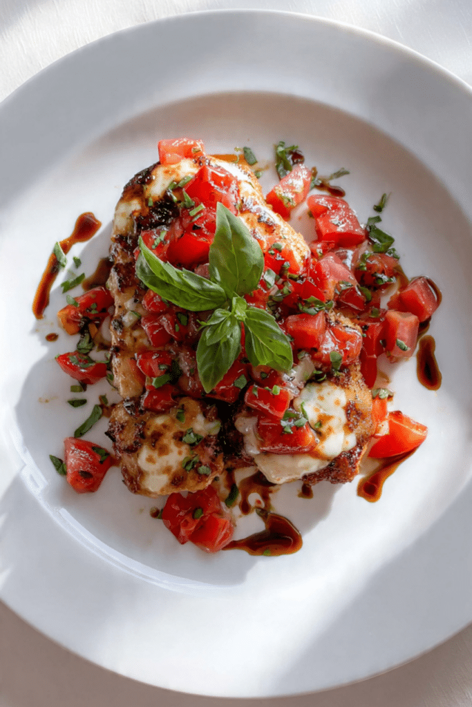 Trader Joe’s Bruschetta Chicken (5 Ingredient Meal)