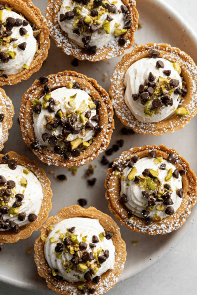 Cannoli Cookie Cups