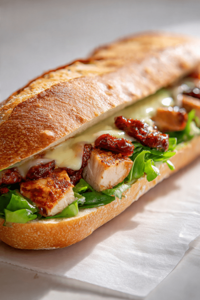 Chicken Chorizo Baguette