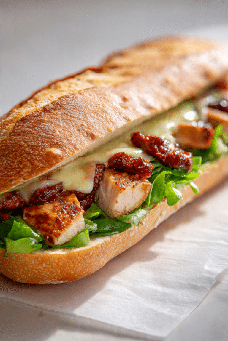 Chicken Chorizo Baguette