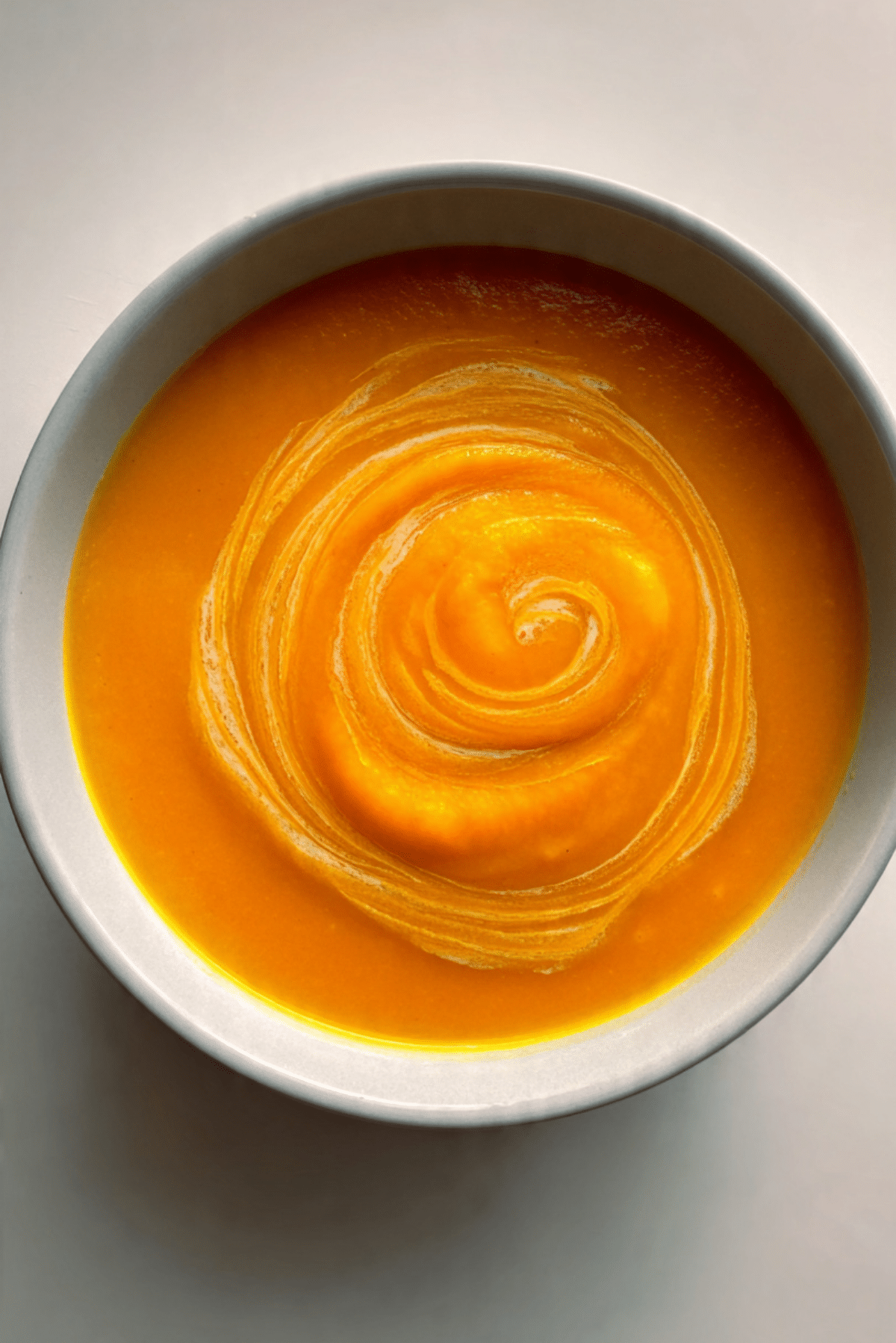 Zesty Carrot and Ginger Soup with Miso Twist