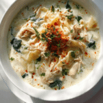 Easy White Chicken Lasagna Soup Recipe