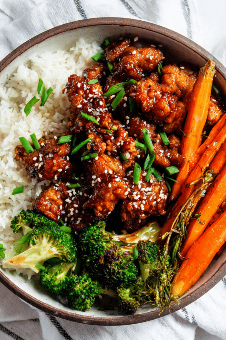 Hot Honey Chicken Bowls