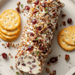 Cranberry Pecan Cheese Log