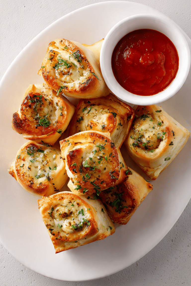 Garlic Butter Pizza Rolls