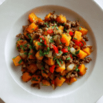 Easy Ground Beef and Sweet Potato Hash Recipe