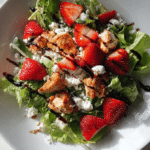 Strawberry Balsamic Chicken Salad