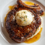 Coffee-Rubbed Ribeye with Miso Butter