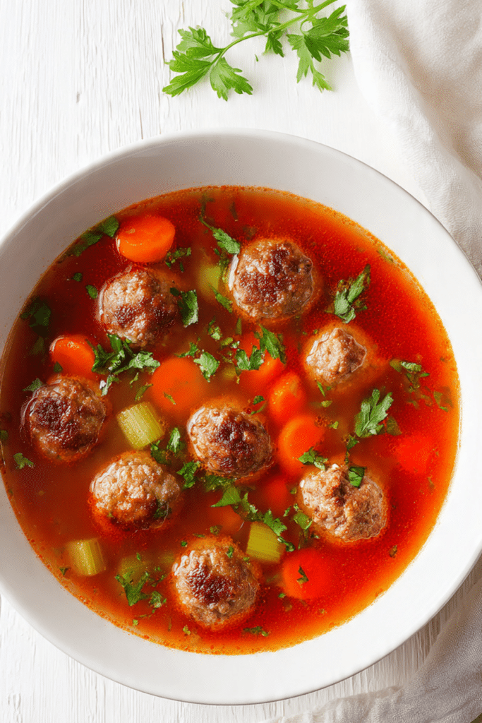 Italian Meatball Soup