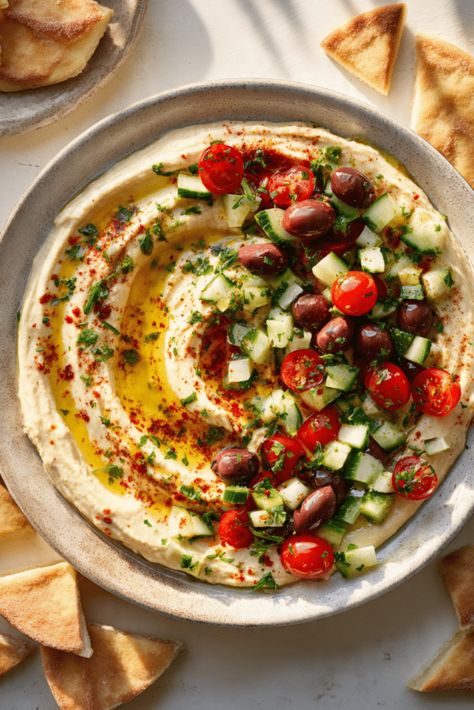Loaded Hummus Dip