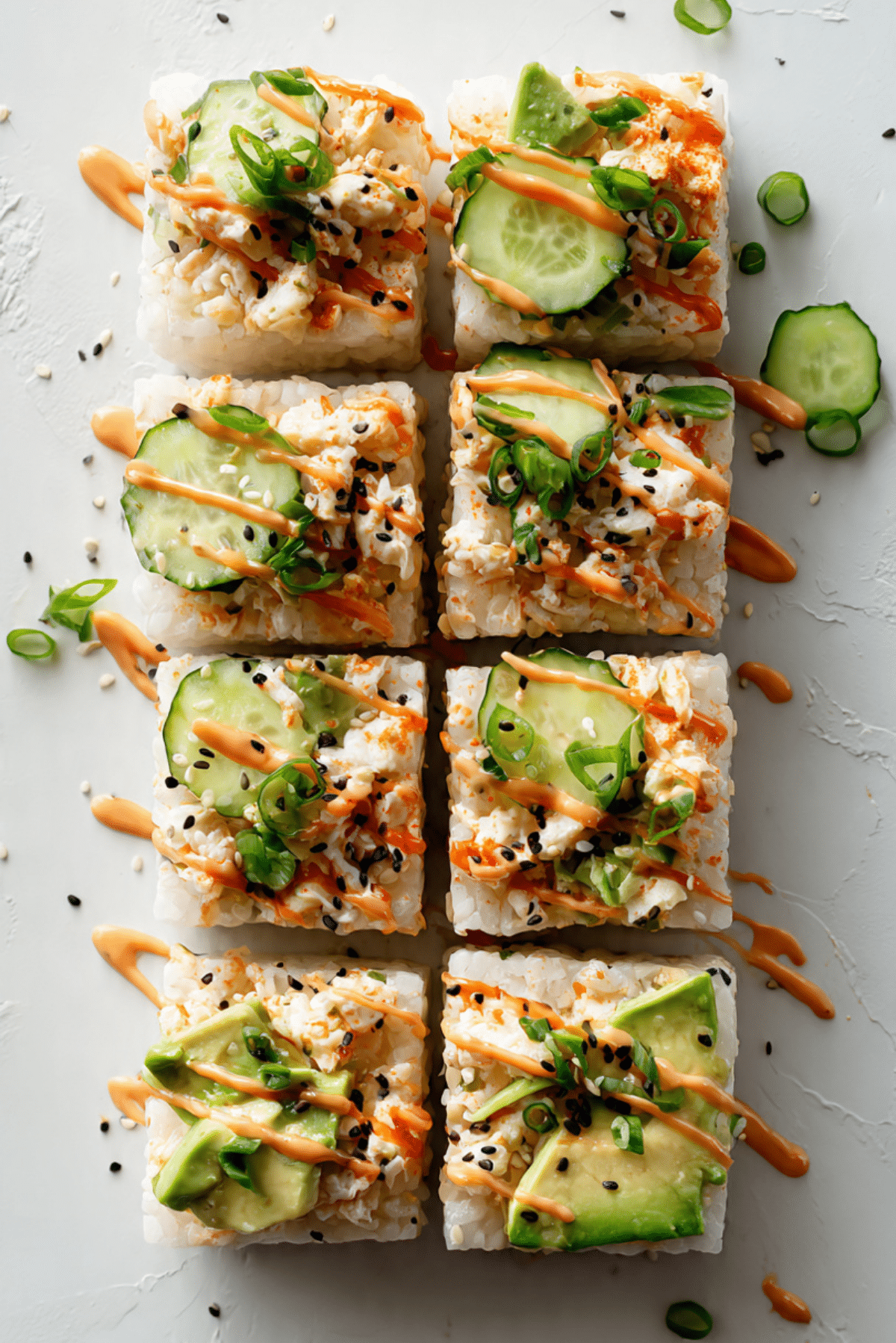 Lazy Sushi Squares
