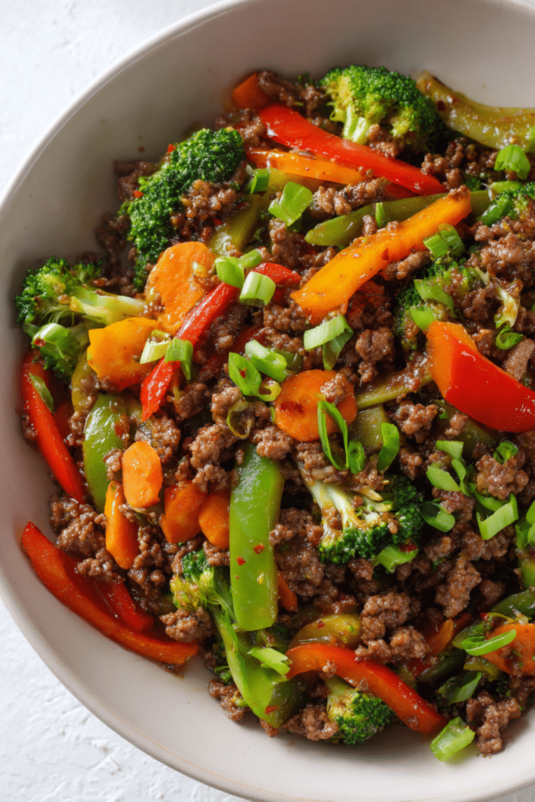 Ground Beef Stir Fry