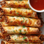 Cheesy Beef Taquitos