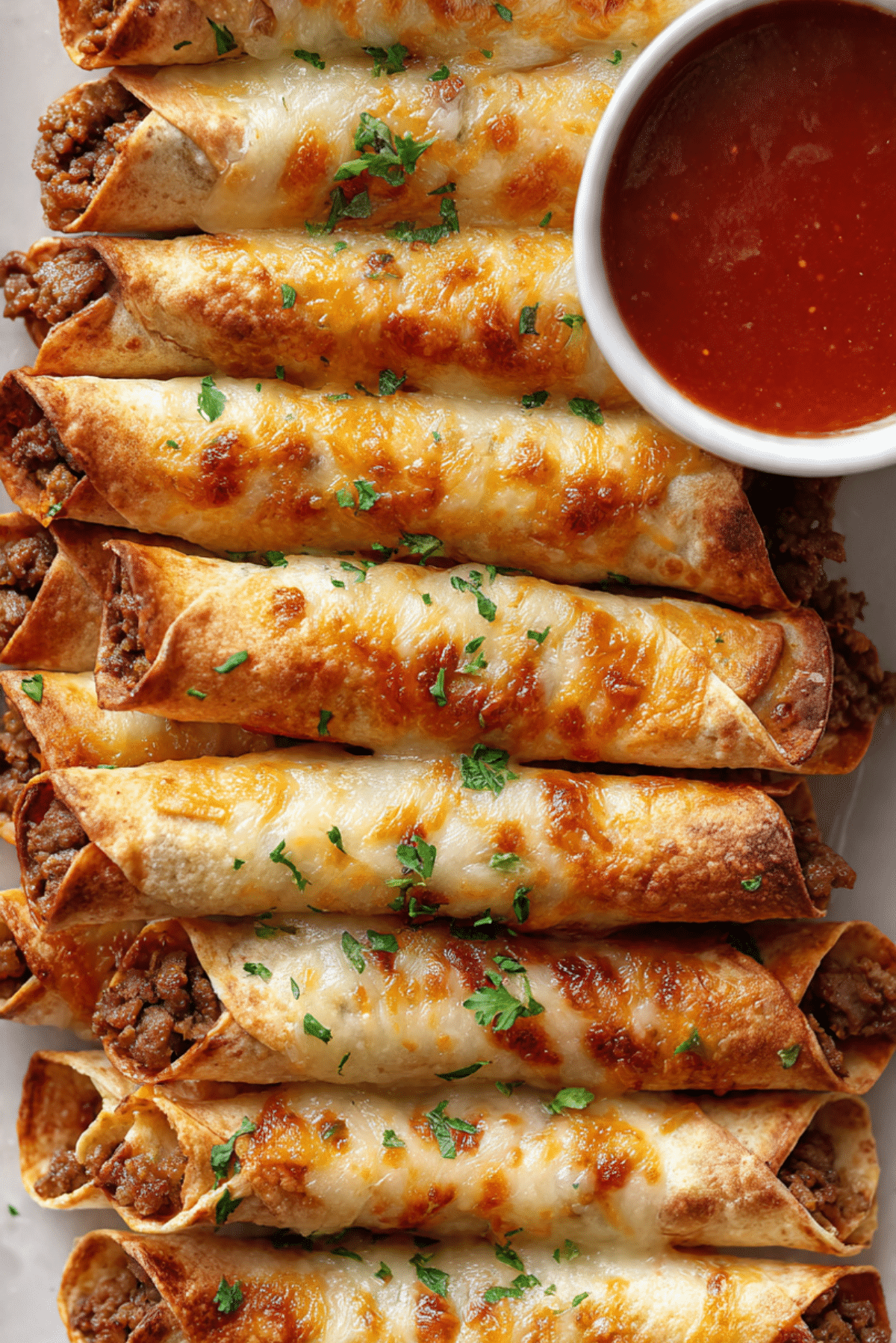 Cheesy Beef Taquitos