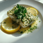 Baked Halibut with Herb Butter