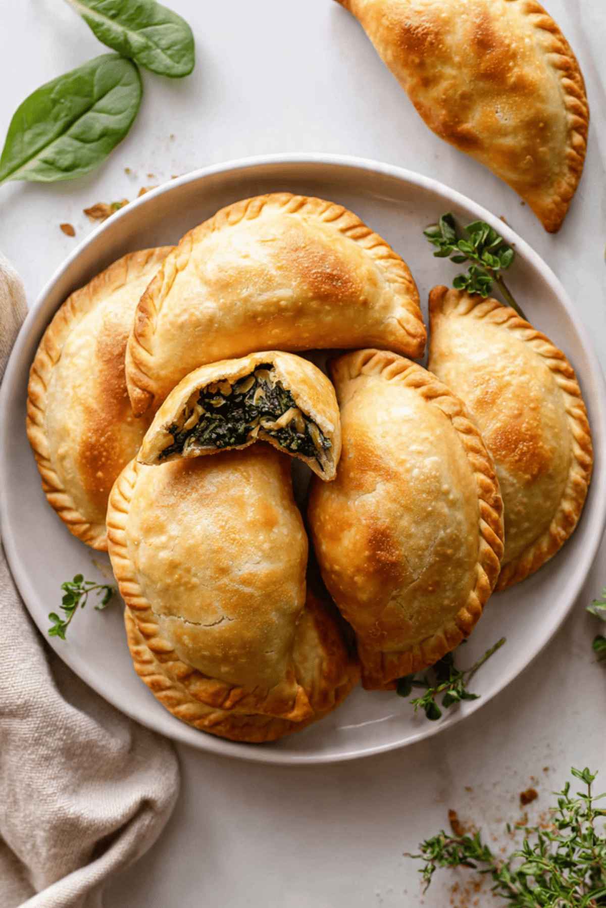 Lebanese Spinach Pies (Fatayer)