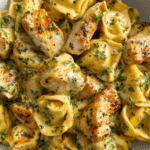 Indulgent Cowboy Butter Garlic Chicken Tortellini Delight Recipe