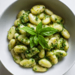 Butter Beans with Ricotta, Lemon + Basil Pesto
